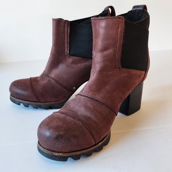 Sorel Redwood Addington Waterproof Heeled Chelsea Boots 5.5 - Picture 1 of 9